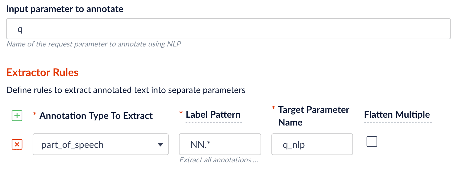 query pipeline configuration