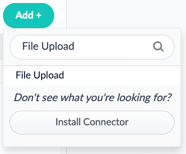 Add File Upload job
