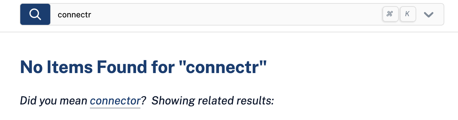 Fuzzy search example