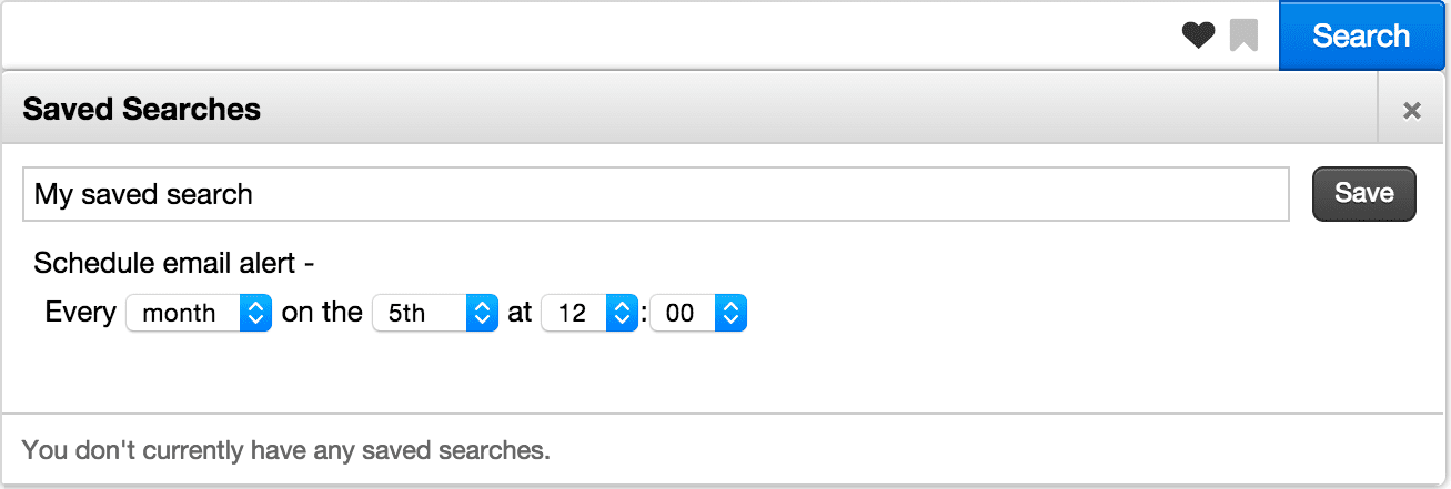 Alert form