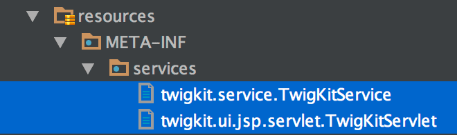 Services configuration