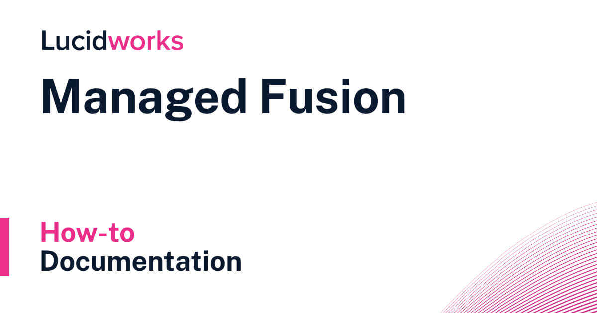 Create and Run a SQL Aggregation Job | Lucidworks Documentation